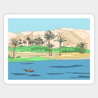 Shores of The Nile Sticker